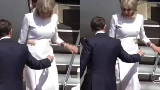 Emmanuel Macron ve eşinden yeni kriz! Önce tokatladı şimdi de elini tutmadı! O anlar gündem oldu