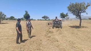 Beyşehir’de hibe destekli ekilen yem bitkilerinde hasat sürüyor