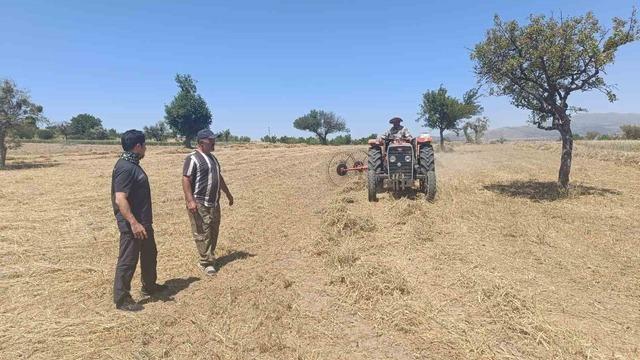 Beyşehir’de hibe destekli ekilen yem bitkilerinde hasat sürüyor