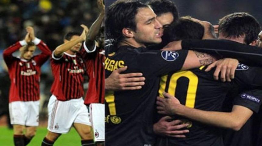 Milan ve Barca turladı!