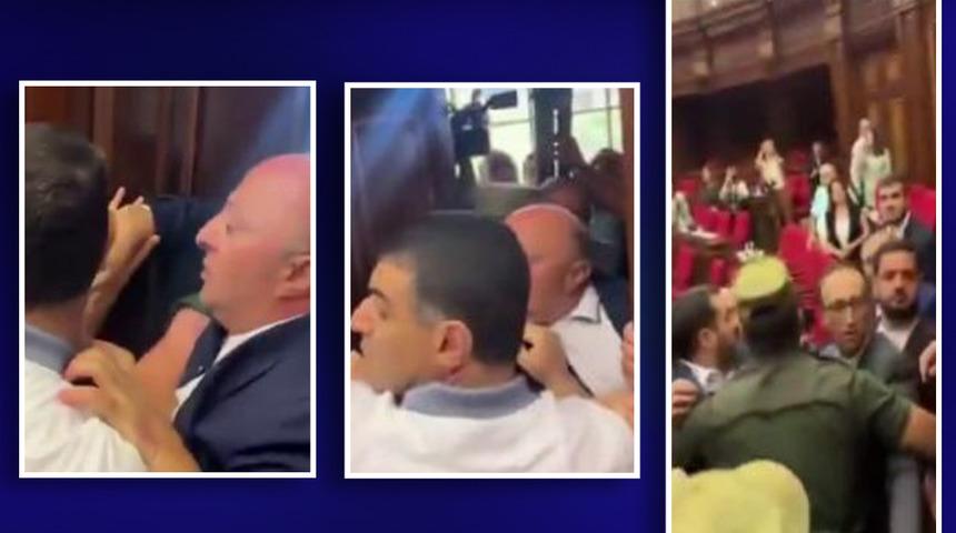 Ermenistan Parlamentosu'nda ortalık karıştı vekiller birbirine girdi! Ermeni vekil, üzerine yürüdüğü vekile "Türk'ün oğlu" diye bağırdı 