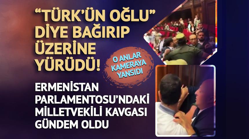 Ermenistan Parlamentosu'nda kavga!