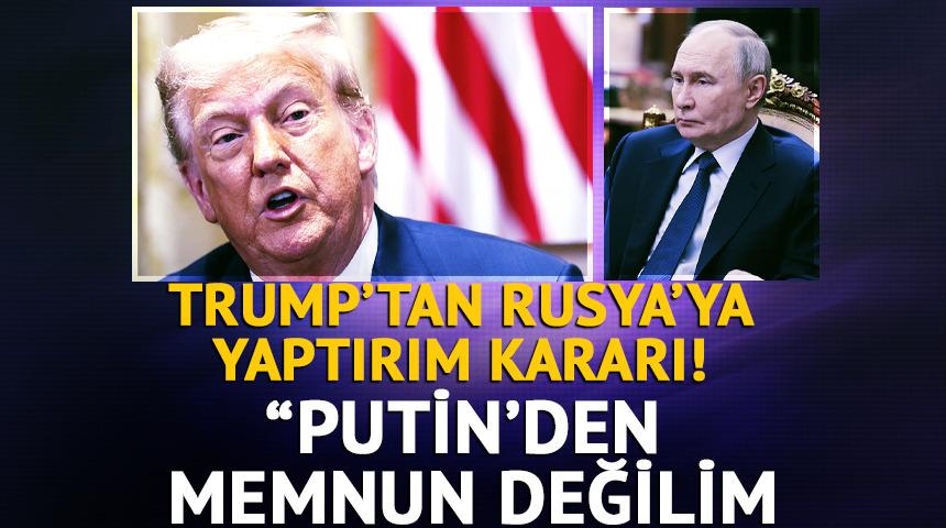 Trump resti çekti! "Putin'den memnun değilim, Rusya'ya yaptırım uygulayacağız"