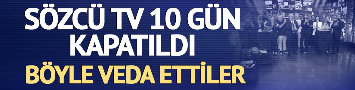 Sözcü TV 10 gün süreyle kapatıldı! Son dakikalarda siyah beyaz yayın yaptılar