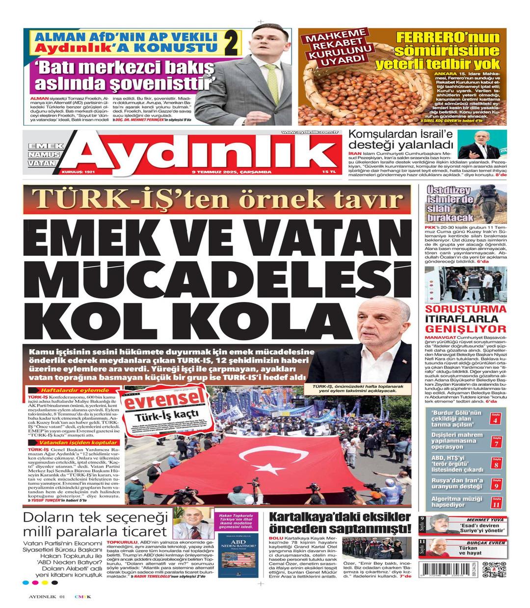 Aydınlık Gazetesi