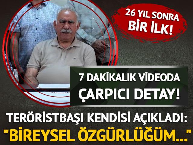 Öcalan'ın 7 dakikalık videosunda dikkat çeken detay
