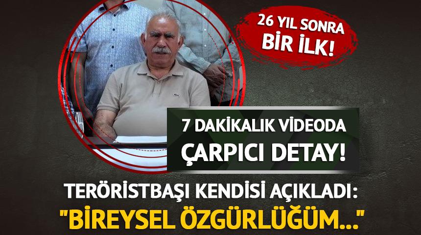 Öcalan'ın 7 dakikalık videosunda dikkat çeken detay