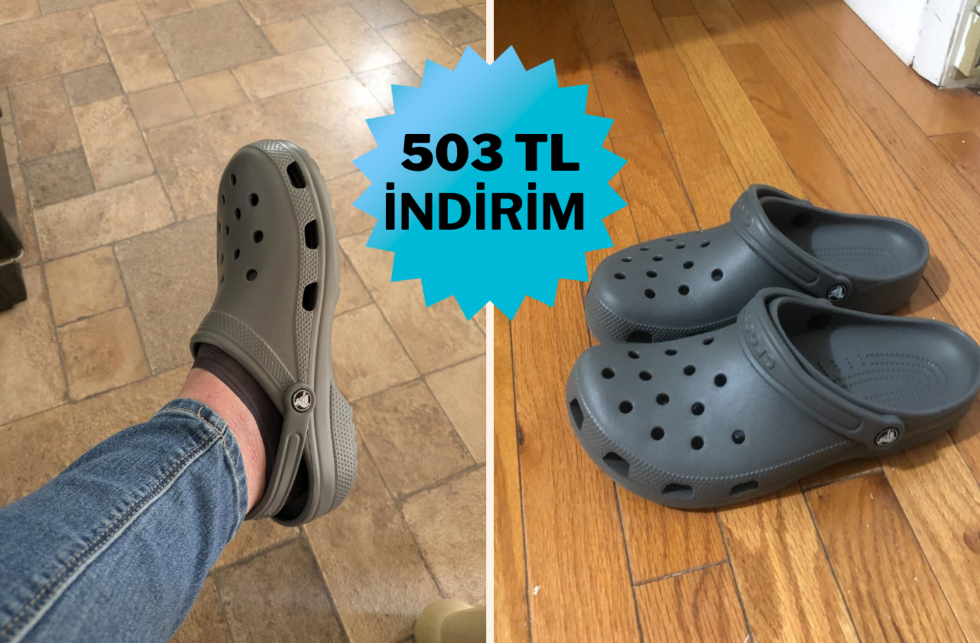 Yaz sıcaklarında konfor ayağınızda! Crocs Classic Sandalet indirime girdi 