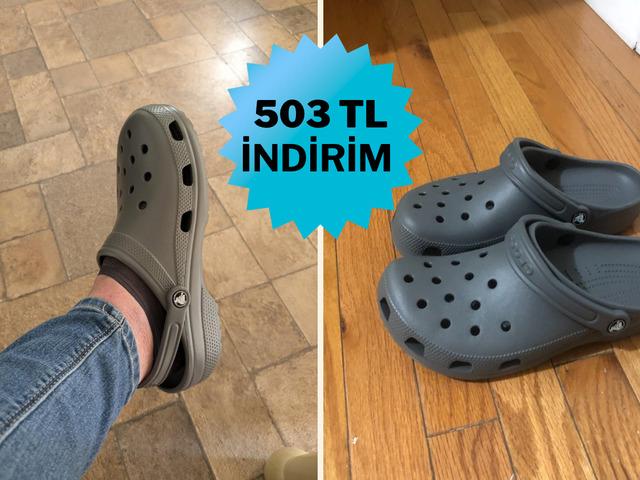 Yaz sıcaklarında konfor ayağınızda! Crocs Classic Sandalet indirimde