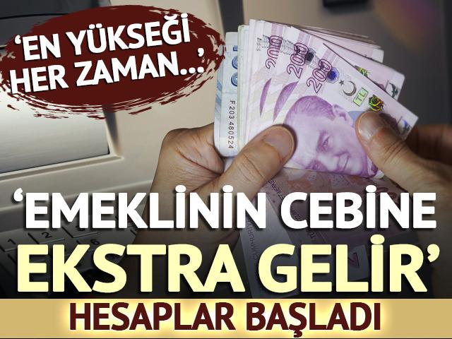 'Emeklinin cebine ekstra gelir' Hesaplar başladı! 