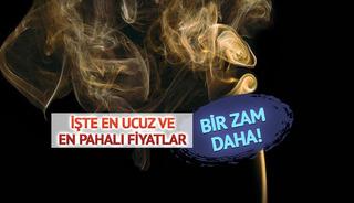 Bir sigara grubuna daha zam! Fiyatlar baştan aşağı değişti