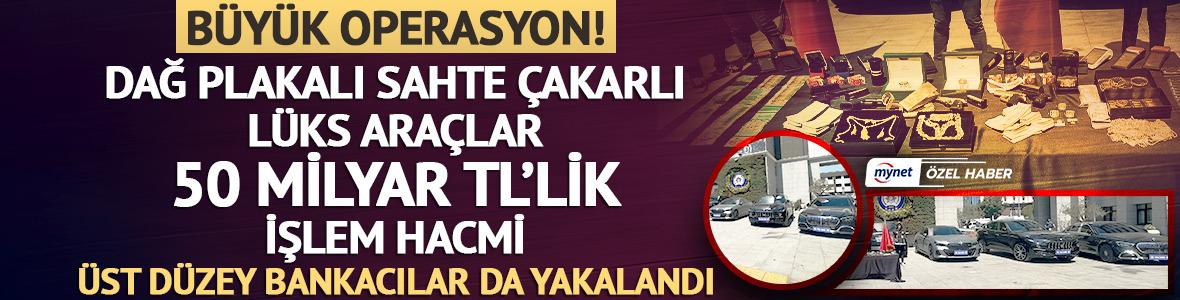 ÖZEL | Aksaray ve Laleli’de büyük operasyon! DAĞ plakalı sahte çakarlı lüks araçlar, 50 milyar TL işlem hacmi… Üst düzey banka çalışanları da yakalandı