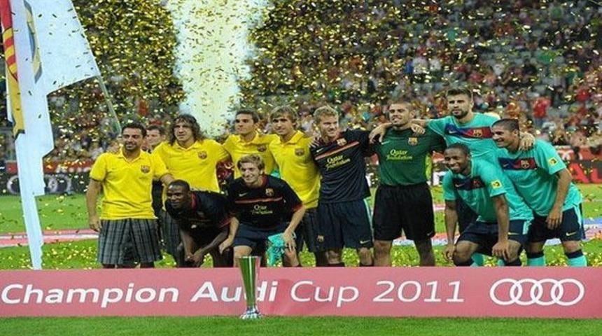 Audi Cup'ta da şampiyon Bar&ccedil;a!.. (Video)