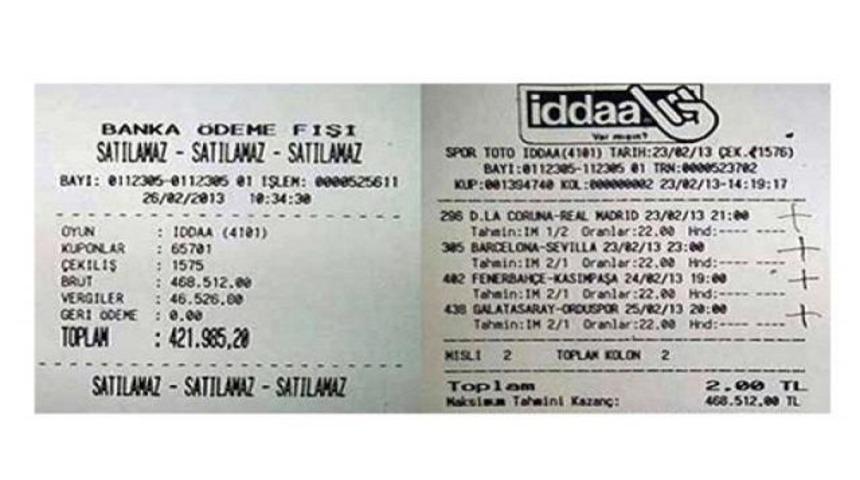 En b&uuml;y&uuml;k ikramiyeyi kazandı..!