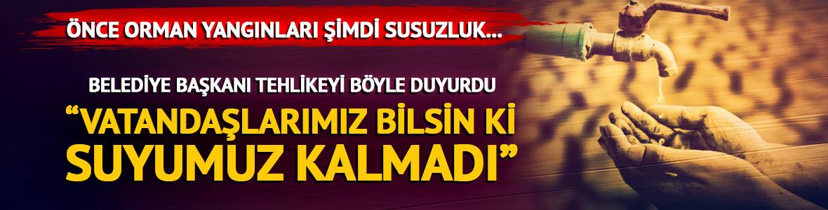 Hatay'da su sıkıntısı: "50-60 günlük suyumuz kaldı"