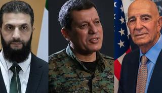 Şara, SDG'li Abdi ve ABD'li Barrack ile görüştü