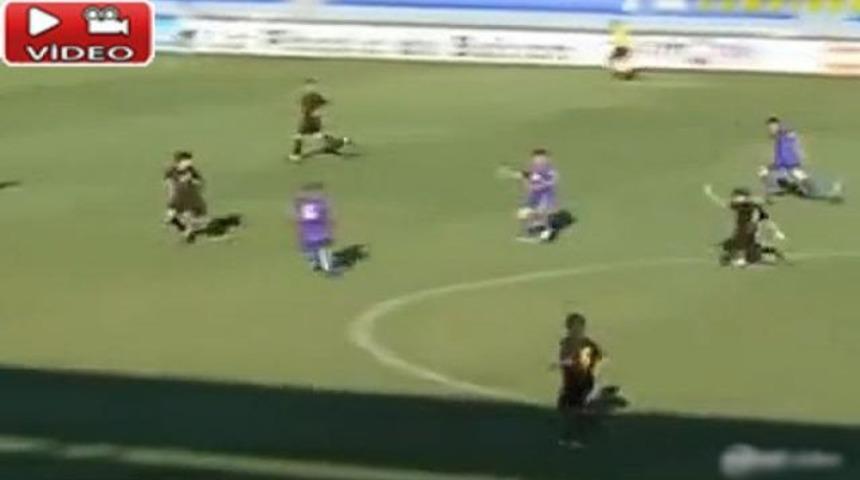 Gen&ccedil; Bar&ccedil;alı'dan m&uuml;thiş gol! (Video)