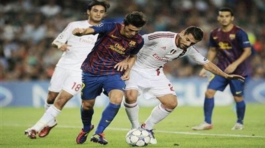 Milan'ı 'Bar&ccedil;a'layamadılar! (Video)