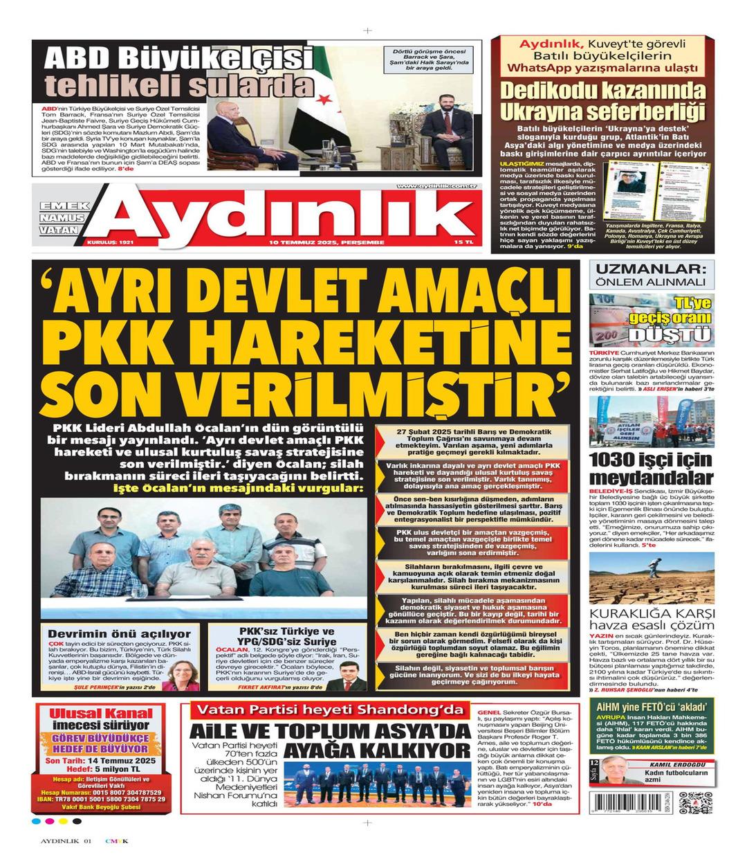 Aydınlık Gazetesi