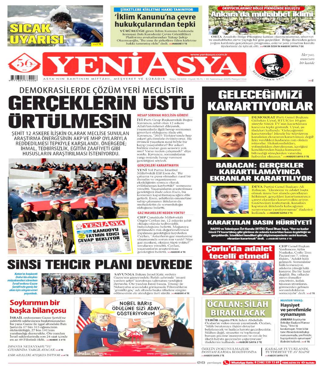 Yeni Asya Gazetesi