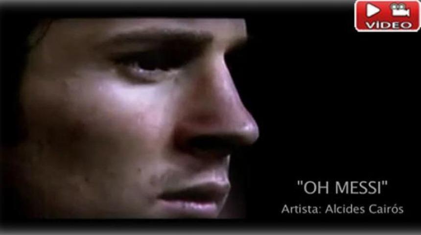 Messi şarkısı &ccedil;ıktı! (İZLEYİN)
