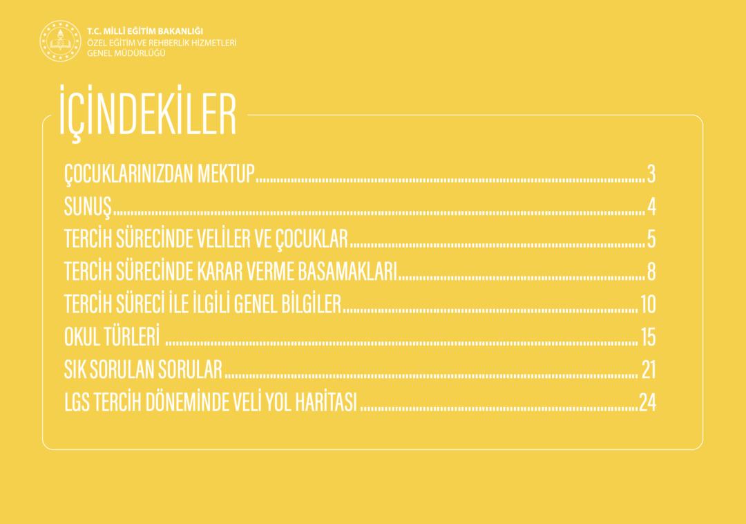 LGS, tercihler için veli kılavuzu yayımlandı! LGS "Tercih Süreci Veli Kılavuzu”na nasıl erişebiliriz? Liselere yerleştirmeler nasıl yapılacak? LGS kılavuzuna erişim linki...  2