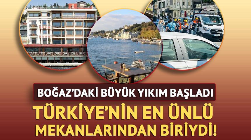 İstanbul Boğazı'ndaki kaçak yapılar için yıkım kararı çıkmıştı! İlk durak Baylan oldu