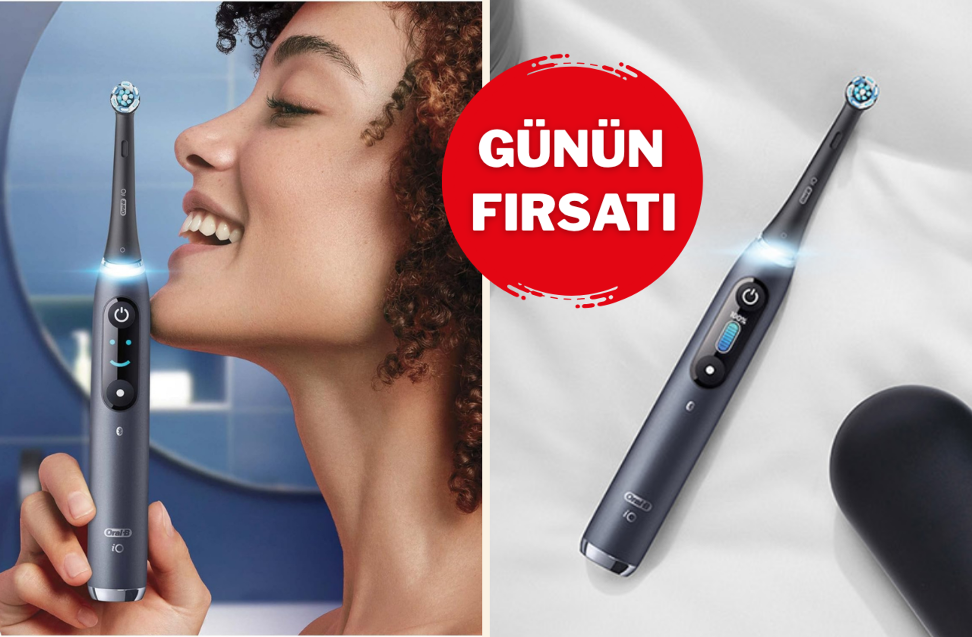 Diş fırçalamada seviye atlatan teknoloji! Oral-B iO-9 Şarjlı Diş Fırçası indirimde