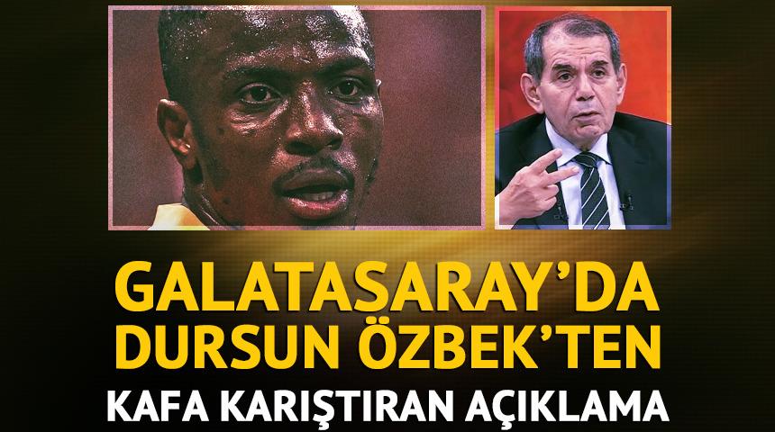 Dursun Özbek'ten kafa karıştıran Osimhen açıklaması! Galatasaray masadan kalkıyor mu?