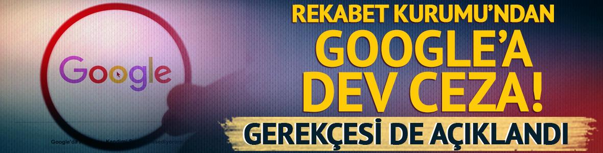 Rekabet Kurumu'ndan Google'a 355 milyon TL’lik dev ceza!