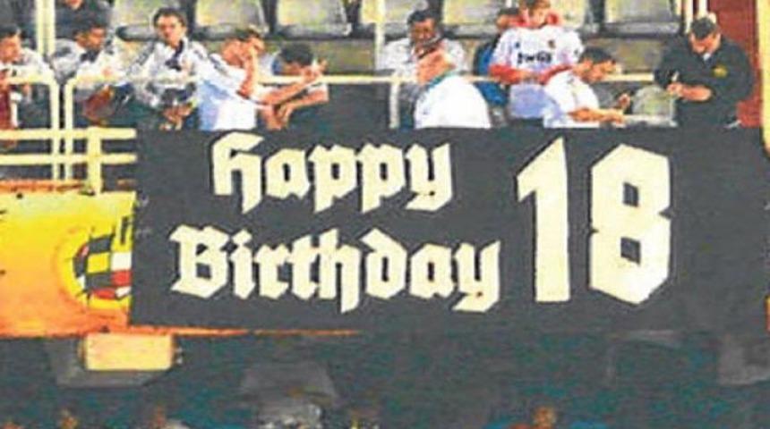 Real Madrid'den utan&ccedil; pankartı!