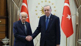 Beştepe'de sürpriz zirve! Erdoğan, Bahçeli'yi kabul etti