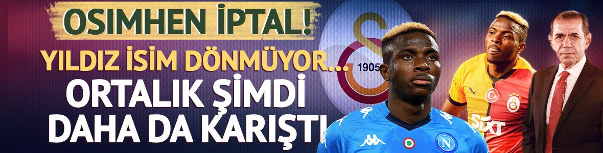 Osimhen transferi iptal! Yıldız isim dönmeyeceğini açıkladı... Ortalık karıştı