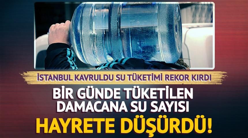 İstanbul'un günlük damacana su tüketimi şaşırttı