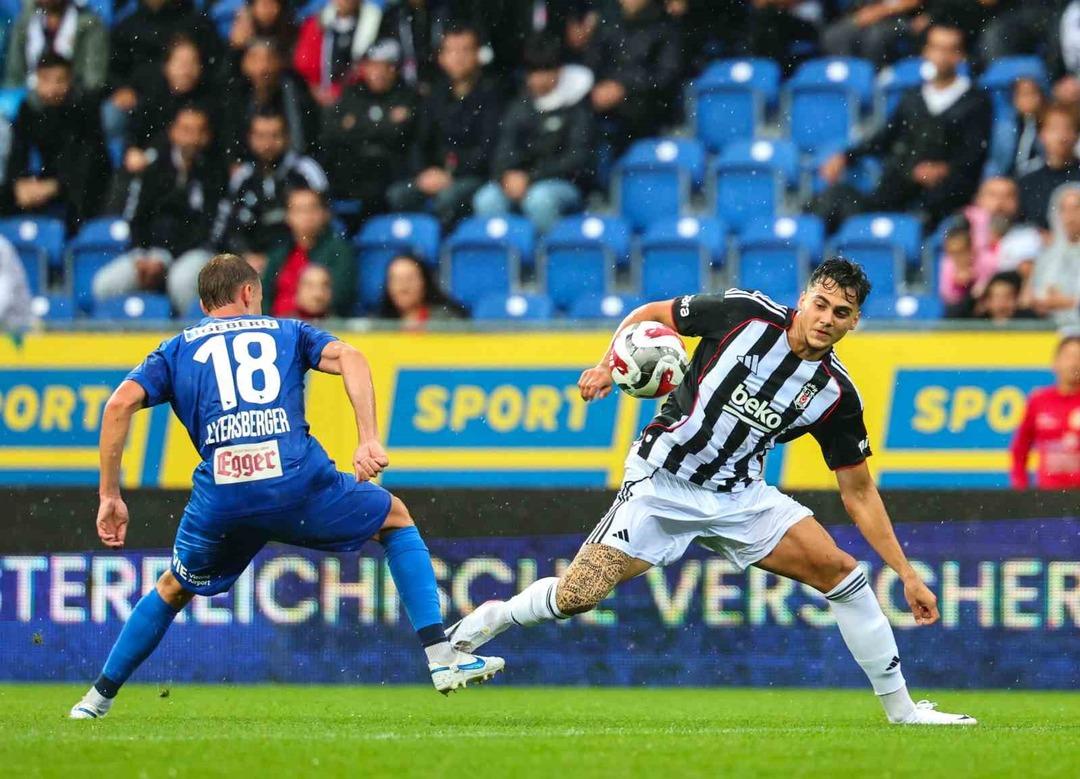 Beşiktaş ta yeni transfer sahne aldı! Kartal Avusturya 2. Lig ekibi St. Pölten i 2 golle mağlup etti   1