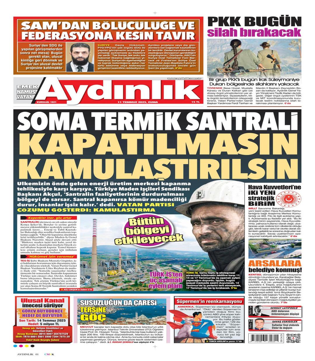 Aydınlık Gazetesi