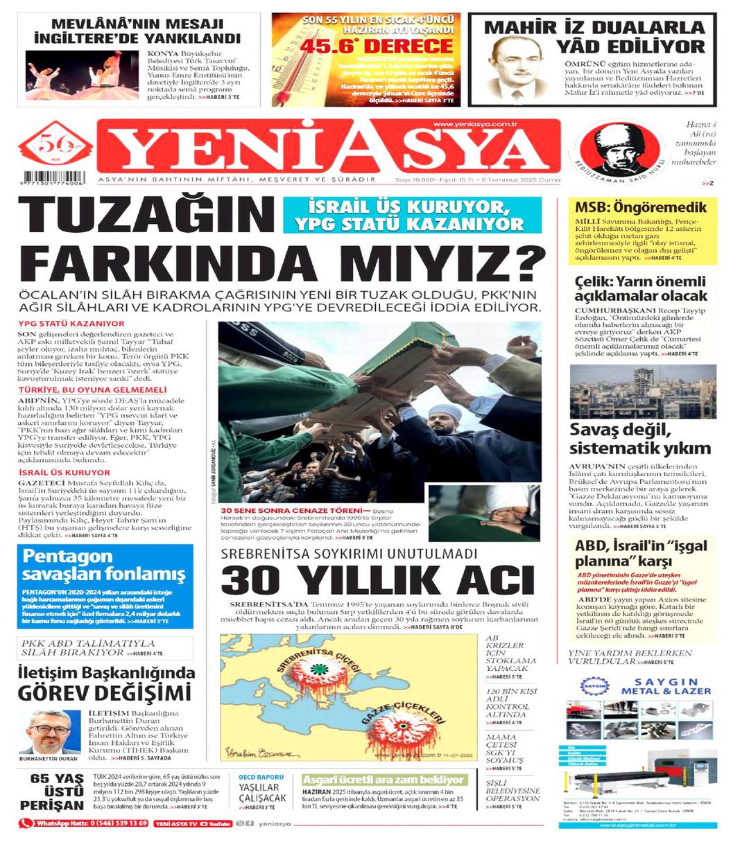 Yeni Asya Gazetesi