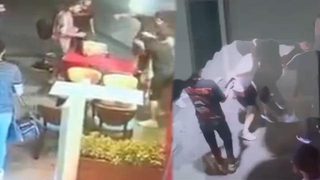 Eski eşinin sosyal medyadan yayın yaptığı kişiye bıçakla saldırdı! Olay anı kamerada