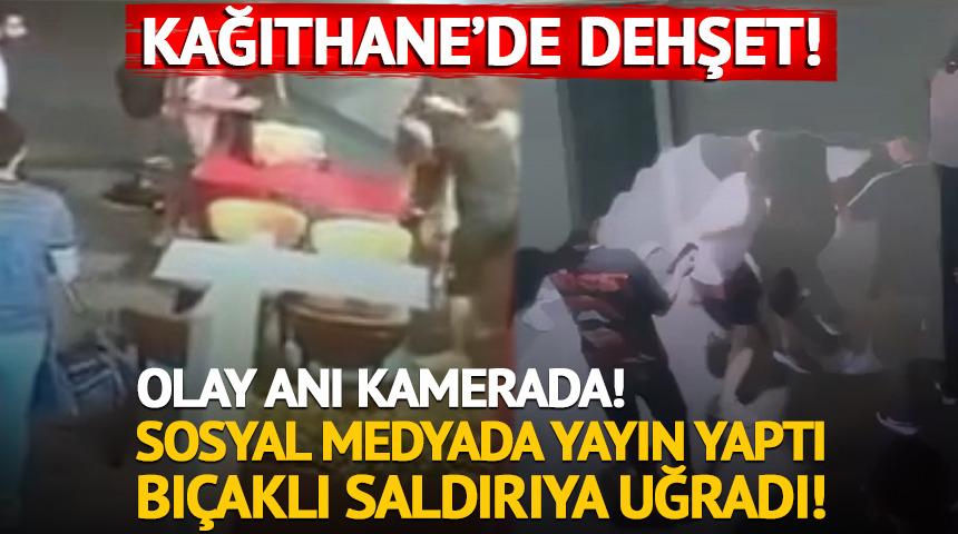 Eski eşinin sosyal medyadan yayın yaptığı kişiye bıçakla saldırdı!
