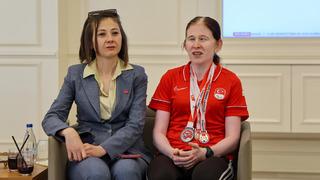 Bir mektupla hayatı değişti! Milli atlet Sevda Kılınç Çırakoğlu kırılma noktasını unutmadı: Fatma Şahin’i ziyaret etti...