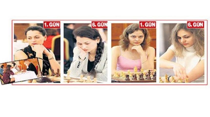 Satran&ccedil; turnuvasında mini ve dekolte mat oldu