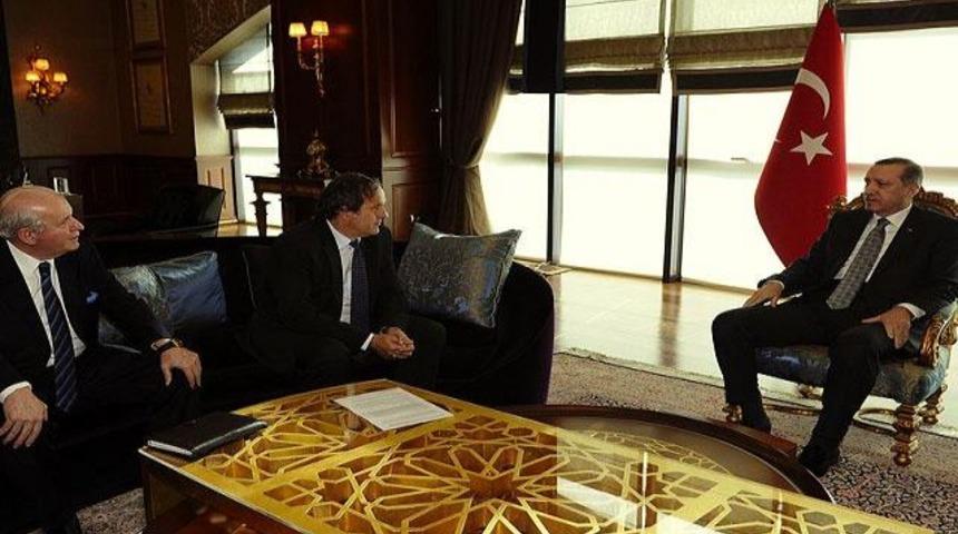 Platini-Erdoğan zirvesi sona erdi