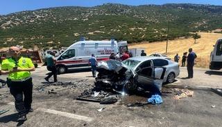 Isparta'da feci kaza: iki otomobil çarpıştı! 1 kişi öldü, 9 kişi yaralandı