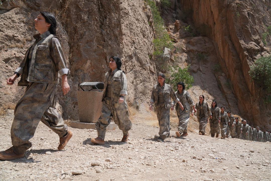 Ahmet Türk detail at the PKK's gun-burning ceremony! For the first time in 8 years... 1