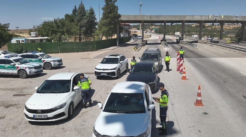 Gaziantep’te 215 araca 356 bin TL ceza