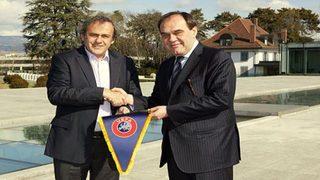 Bükreşte Platini-Demirören zirvesi!