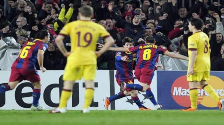 Messi Arsenal'i de 'Barca'ladı! (Video)