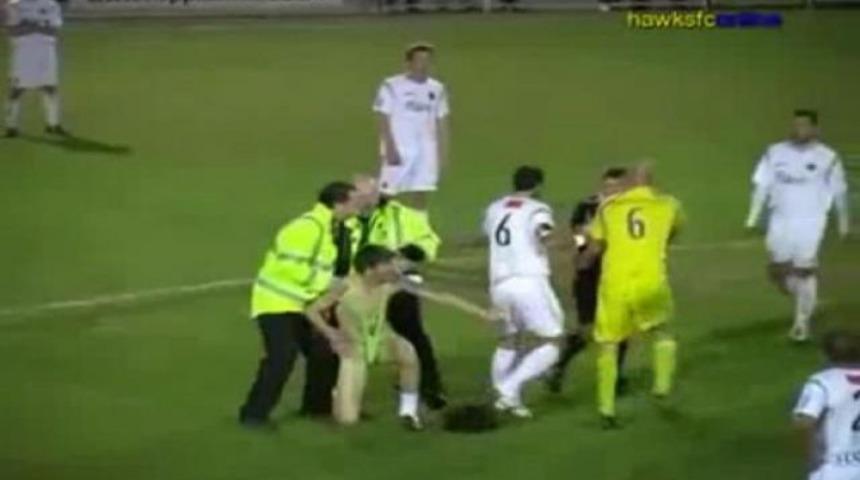 Sahaya dalana daldı! (İZLEYİN)