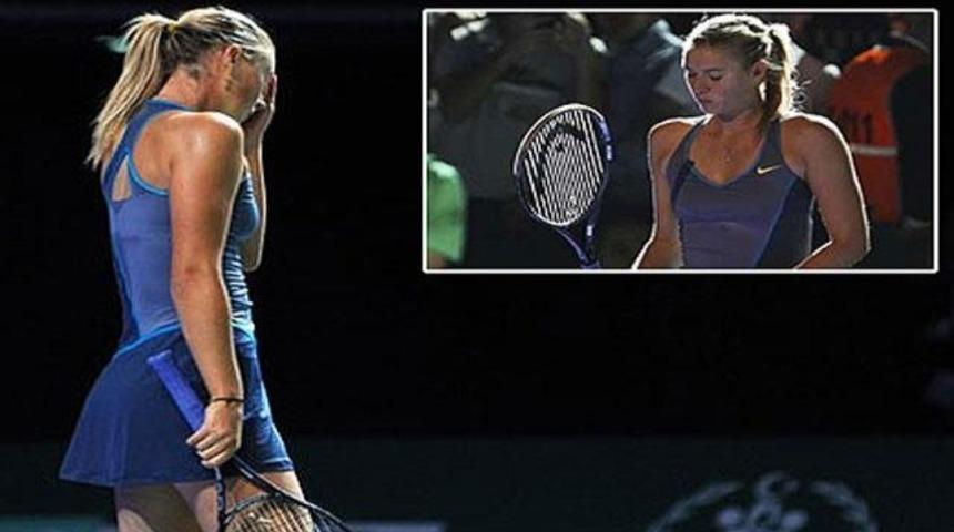 Sharapova'dan hayal kırıklığı!