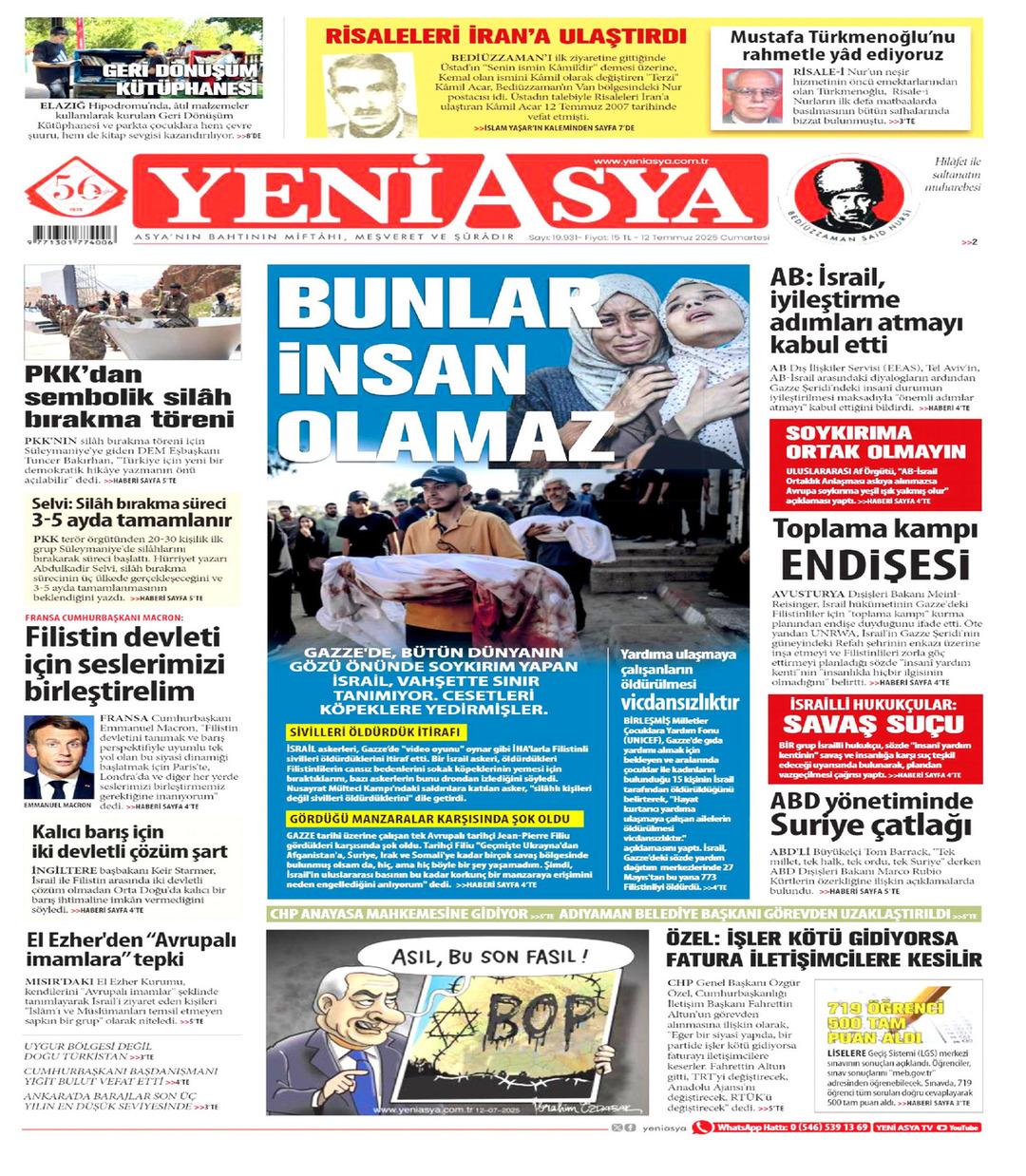 Yeni Asya Gazetesi